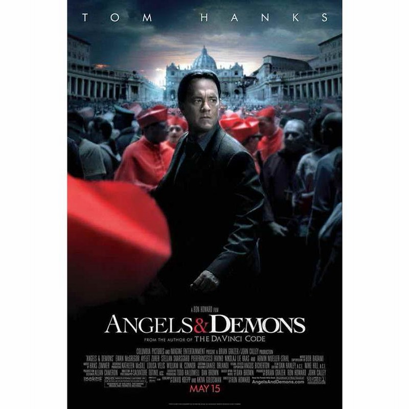 大判】映画ポスター 海外版 天使と悪魔 (68.5 cm x 101.5 cm
