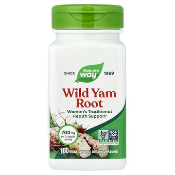 Nature's Way, 野薯蕷根，100 粒全素膠囊（每粒膠囊 350 毫克）