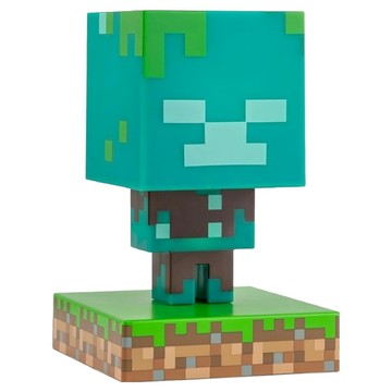 MINECRAFT 麥塊 沉屍苦力怕造型 ICON小夜燈  綠色