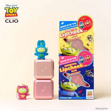 [TOY STORY] CLIO Essential Lipcheek Tap Blur Set (+Alien Figure)