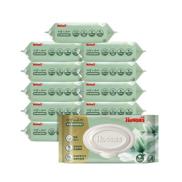 Huggies 小森林純水嬰兒超厚濕巾(80抽x12包)