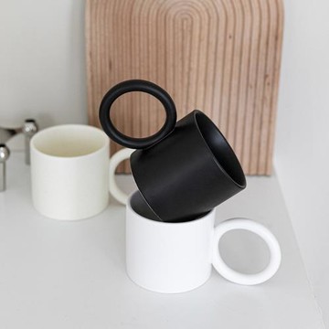 北歐陶瓷馬克杯咖啡杯喝水杯子大容量簡約家用辦公室茶杯虧本出清