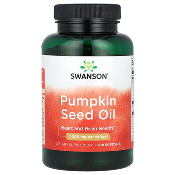 Swanson Vitamins, 南瓜籽油，1000 毫克，100 粒軟凝膠
