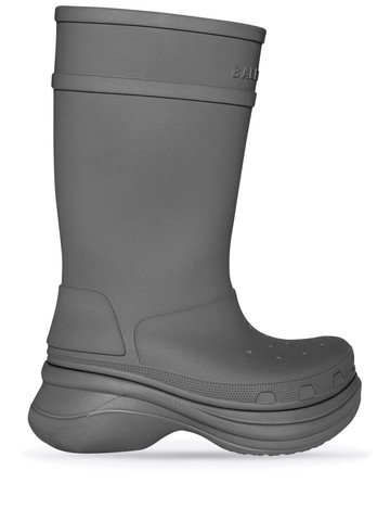 Balenciaga - Crocs™ calf-length boots - men - Polyethylene vinyl acetate (PEVA)/Rubber/Rubber - 42 - Grey