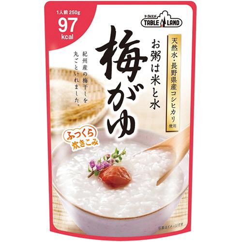 丸善食品工業　テーブルランド　梅がゆ　２５０ｇ／パック　１セット（１２パック）