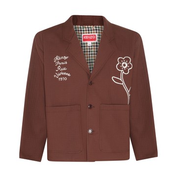 Kenzo - Brown Cotton Blazer