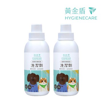 黃金盾 寵物布類除臭洗潔劑500ml x2入
