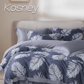 KOSNEY   幸運小樣 雙人60支天絲床包枕套組