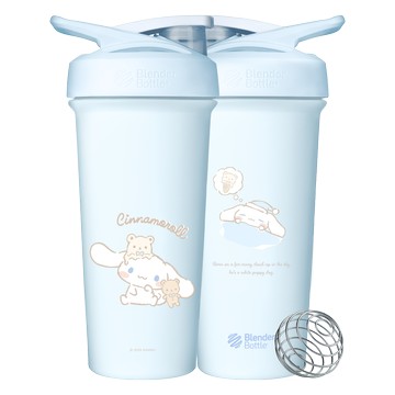 Blender Bottle 不鏽鋼搖搖杯【大耳狗-小熊霜淇淋】25oz