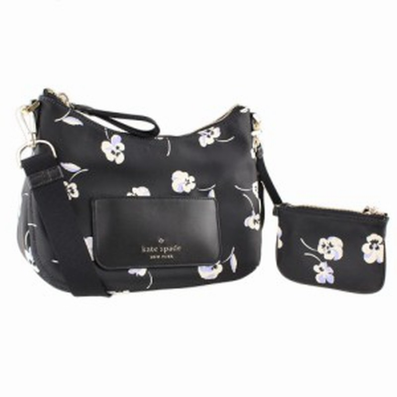 ケイトスペード ショルダーバッグ・ポシェット ナイロン KATE SPADE ka499 001 ブラック系マルチ 花柄 バッグ・カバン レディース  | LINEブランドカタログ