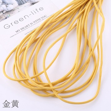 馬卡龍色系六角皮筋日系小清新diy散裝頭繩材料自制發圈發飾配件