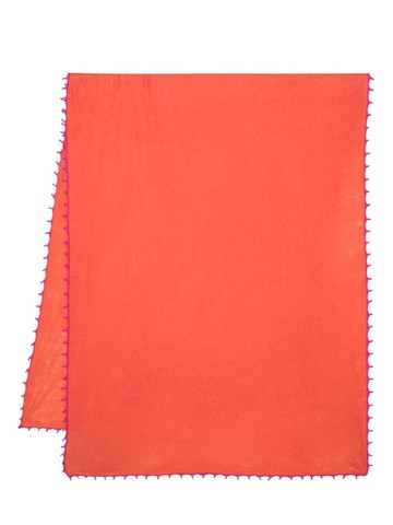 MOULETA - rectangle-shape cashmere scarf - women - Cashmere - One Size - Orange