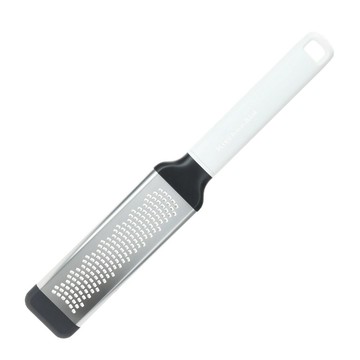 KitchenAid 美國 附蓋止滑起司檸檬刨刀(純白29.5cm) / 乳酪刨屑 料理刨絲器 刨絲刀