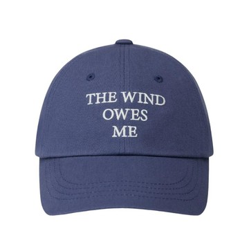 韓國 emis QUOTE BALL CAP 韓製 標語刺繡棒球帽 海軍藍NAVY