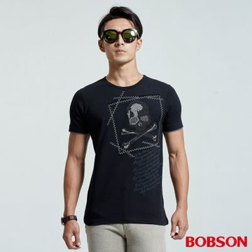 BOBSON 男款貼鋁片上衣 (26014-88)
