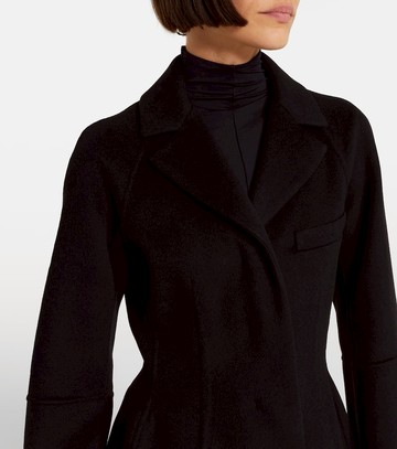 Sportmax Peplum virgin wool coat