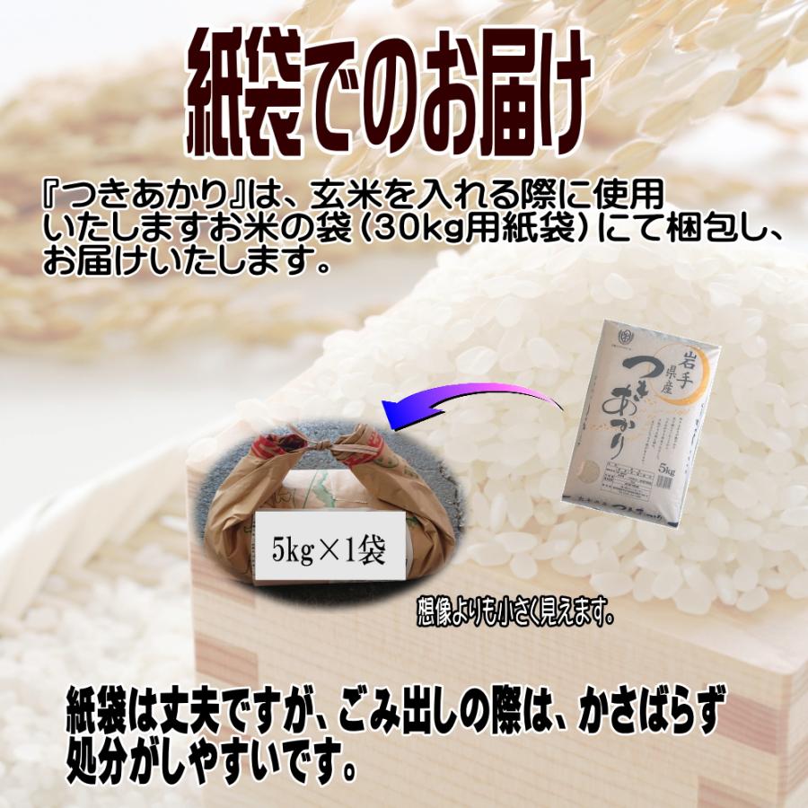 米 新米 令和5年 無洗米 米 お米 5kg つきあかり 5kg×1袋 令和5年 岩手県産 送料無料