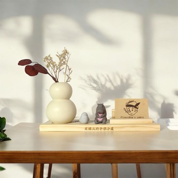 名片座 客製化雷射雕刻 送禮 擺飾 手工 名片夾