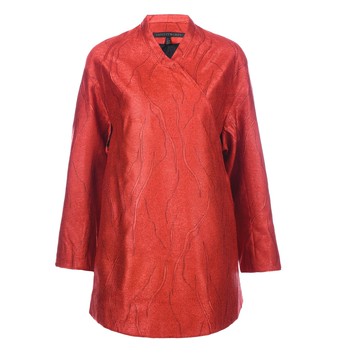 【SALE】SHIATZY CHEN 夏姿˙陳-中式經典系列緹花斜襟寬鬆上衣