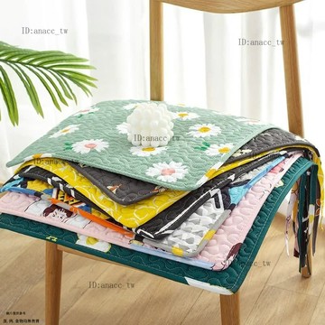 全棉透氣坐墊學生敎室椅子座墊辦公室久坐餐桌坐墊家用毛絨屁股墊