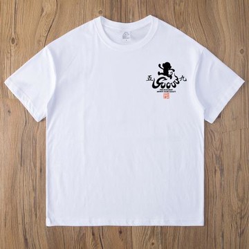 悟空本鋪go-coo潮牌男短袖卡通猴子基礎款個性T恤純棉情侶潮牌tee