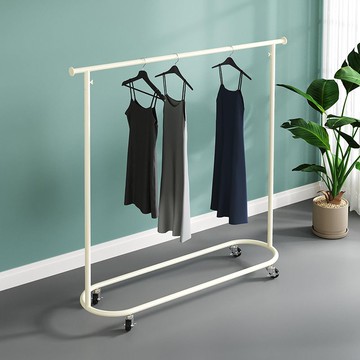 學生宿舍落地衣帽架臥室掛衣置物多功能衣架家用可移動晾衣架帶輪