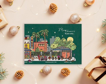 禮物還沒收到嗎? 原來聖誕老人還在路上2_明信片套組