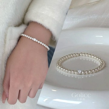 【Gulicc】手鍊 法式經典百搭珍珠手鍊