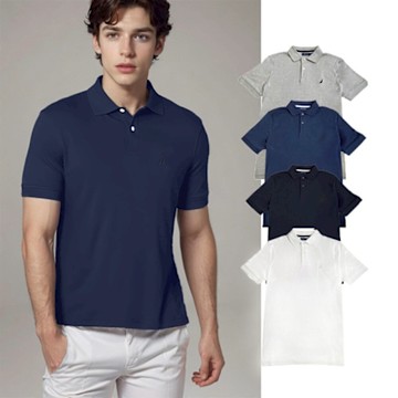 NAUTICA 男裝短袖POLO衫 帆船LOGO 男生上衣(平輸品)