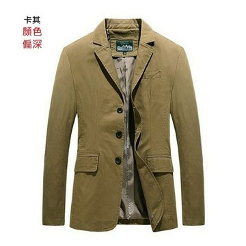 【巴黎精品】西裝外套休閒西服-舒適純棉修身春秋男外套3色a1ck11