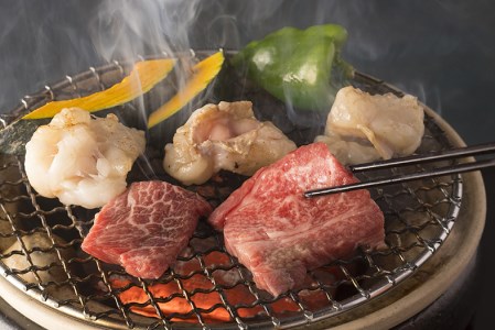 鹿児島県産黒毛和牛の焼き肉セット(和牛ロース肉、モモ肉、国産牛ホルモン 各200g 計600g) 黒毛和牛 焼き肉 冷凍A-6