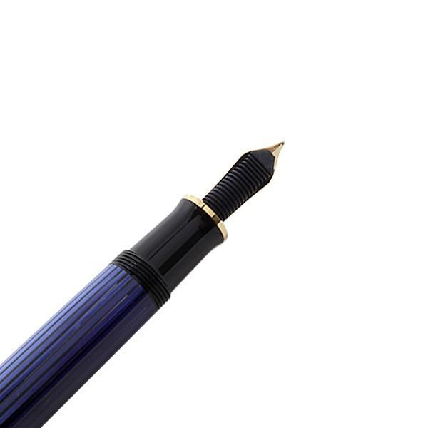 ペリカン Pelikan スーベレーン M600 ブルーストライプ 万年筆 F（細字）