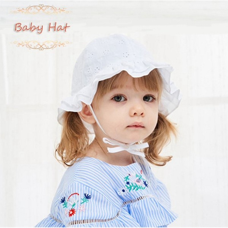 キッズ 帽子 女の子 男の子 夏 レース 44 52cm ピクニック 春夏 日よけ 日除け ハット かわいい おしゃれ 子供 熱中症対策 紫外線対策 送料無料 通販 Lineポイント最大get Lineショッピング
