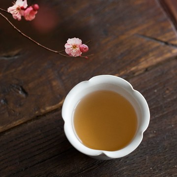 德馨閣踏雪尋梅品茗杯手工珠白釉雪絨茶杯茶盞陶瓷功夫茶杯