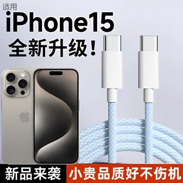 【隔日到貨】i15充電線 Type C To Type C 適用於蘋果充電線 快充線 type c pd 快充線 傳輸線