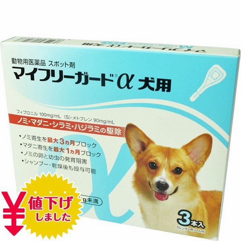 ジェネリック医薬品 マイフリーガードa 犬用 10kg kg未満 M 1 34ml 3本入 通販 Lineポイント最大0 5 Get Lineショッピング