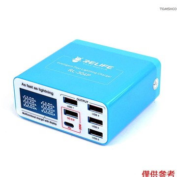 Relife 快速液晶 Usb 顯示器 Qc3.0 快速 Usb Pd 3 0 顯示器 Usb 寬兼容性 Pd Qc3.