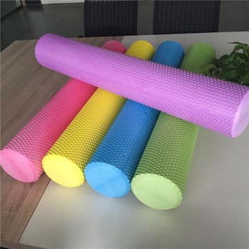 浮點泡沫軸eva60cm滾軸肌肉放松45CM健身按摩狼牙棒90CM加長實心