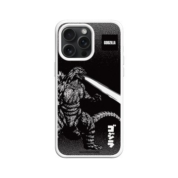 iPhone 15 Pro Max SolidX 白 - 哥吉拉 Godzilla - 發動攻擊！