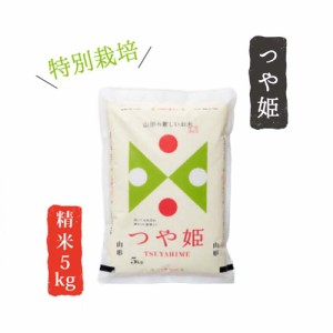 令和4年産 山形県産 米 つや姫 5kg 特別栽培米 精米  白米 お米 産直 産地直送 お土産 観光地応援 ギフト プレゼント コクブン直送