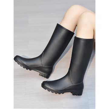 高筒雨鞋女成人防滑春洋氣雨靴日系時尚款外穿膠鞋長筒秋冬女水鞋