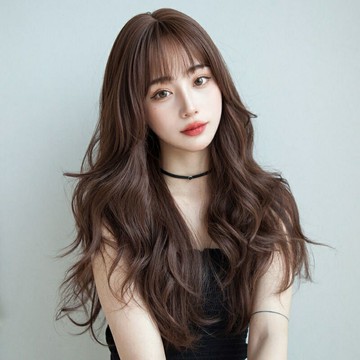假髮套女士長髮大波浪長卷發全頭套式自然假髮女修臉氣質捲髮 假髮女