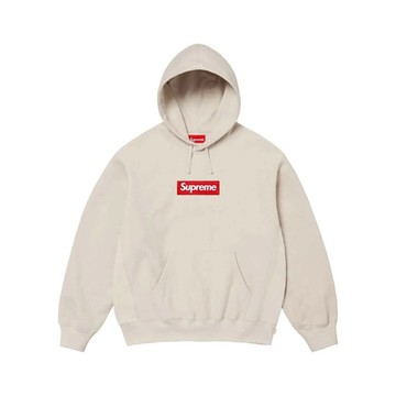 Supreme FW24 Box Logo Hooded 帽踢 米色 連帽衛衣 FW24SW11