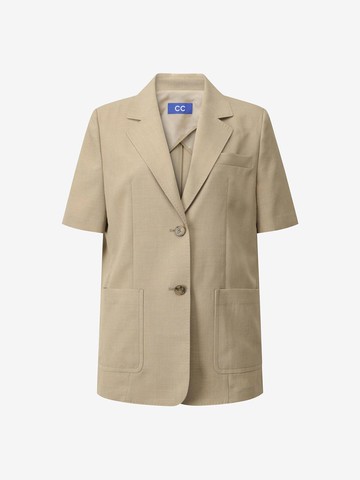 Half-sleeve Out-pocket Single Blazer (C252MSF334)