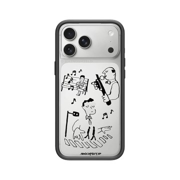 iPhone 17 Pro Max Mod NX -邊框背蓋組合 (相機按鈕) 黑 - MUG CUP GUY - 生活中的爵士樂