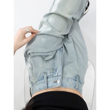 淺色天絲軟牛仔褲女夏季薄款2025新款直筒寬松小個子闊腿冰絲褲子