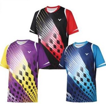 VICTOR勝利T4700 4800羽毛球服男女款情侶款速干短袖T恤大賽服