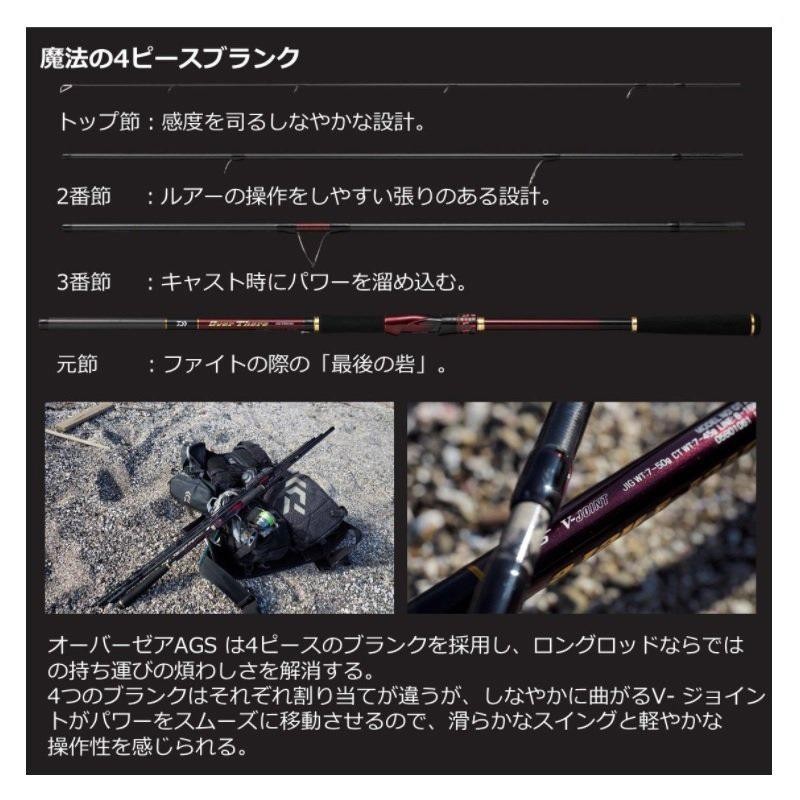 DAIWA OVERTHERE AGS オーバーゼアーAGS 97M - フィッシング