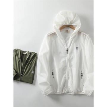 可收納！輕量透氣防潑濺！夏季薄款男士連帽運動休閑皮膚衣防曬服