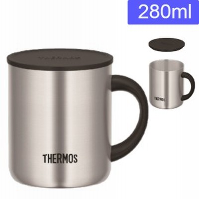サーモス 真空断熱マグカップ 280ml 蓋つき 小さめ 保温 保冷 コップ JDG-280 S